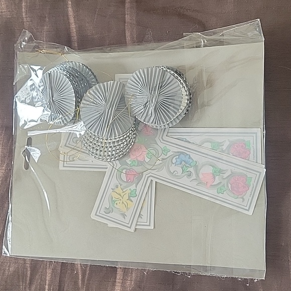 ✨️💲3️⃣ ✨️New Religious Scroll Cross 3 Pkg Dangling Cutouts Hanging Decorations - Picture 5 of 8